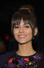 VICTORIA JUSTICE at 2015 DKNY Fashion Show in New York