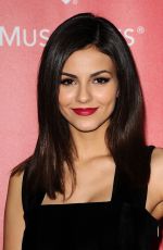 VICTORIA JUSTICE at 2015 Musicares Person of the Year Gala Honoring Bob Dylan