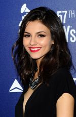 VICTORIA JUSTICE at Delta Air Lines Grammy Kick-off Party in West Hollywood