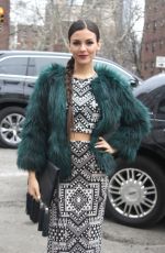 VICTORIA JUSTICE at Mara Hoffman Fashion Show in New York