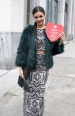 VICTORIA JUSTICE at Mara Hoffman Fashion Show in New York