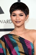 ZENDAYA at 2015 Grammy Awards in Los Angeles