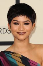 ZENDAYA at 2015 Grammy Awards in Los Angeles
