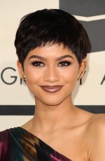 ZENDAYA at 2015 Grammy Awards in Los Angeles