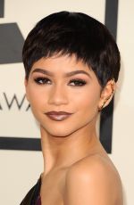 ZENDAYA at 2015 Grammy Awards in Los Angeles