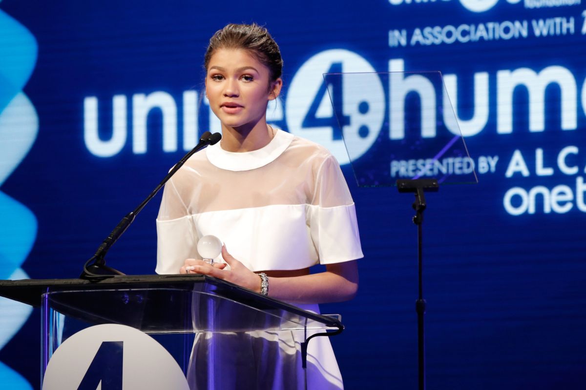 ZENDAYA COLEMAN at 2nd Annual unite4:humanity in Los Angeles – HawtCelebs