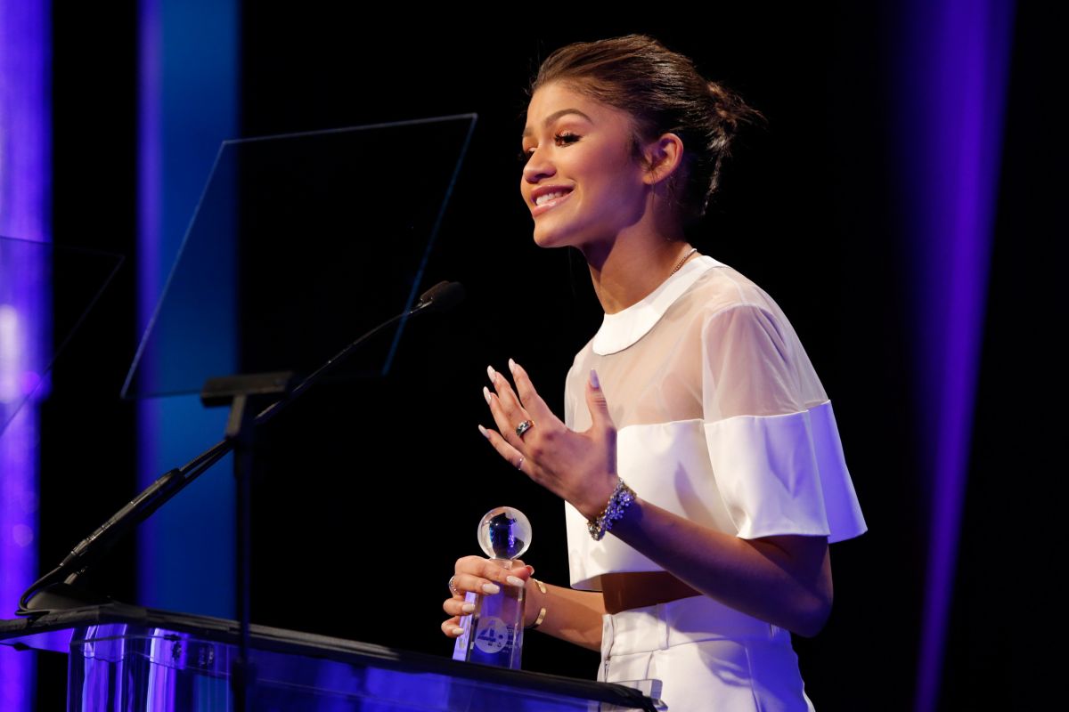 ZENDAYA COLEMAN at 2nd Annual unite4:humanity in Los Angeles – HawtCelebs
