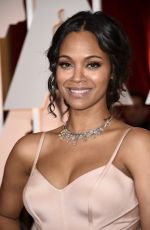 ZOE SALDANA at 87th Annual Academy Awards at the Dolby Theatre in Hollywood