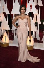 ZOE SALDANA at 87th Annual Academy Awards at the Dolby Theatre in Hollywood