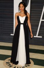 ZOE SALDANA at Vanity Fair Oscar Party in Hollywood