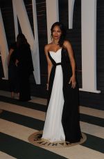 ZOE SALDANA at Vanity Fair Oscar Party in Hollywood