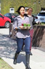 ZOE SALDANA Out and About in Los Angeles 2502