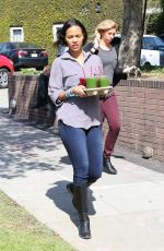 ZOE SALDANA Out and About in Los Angeles 2502