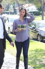 ZOE SALDANA Out and About in Los Angeles 2502