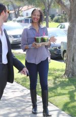 ZOE SALDANA Out and About in Los Angeles 2502