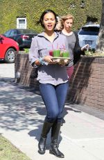 ZOE SALDANA Out and About in Los Angeles 2502