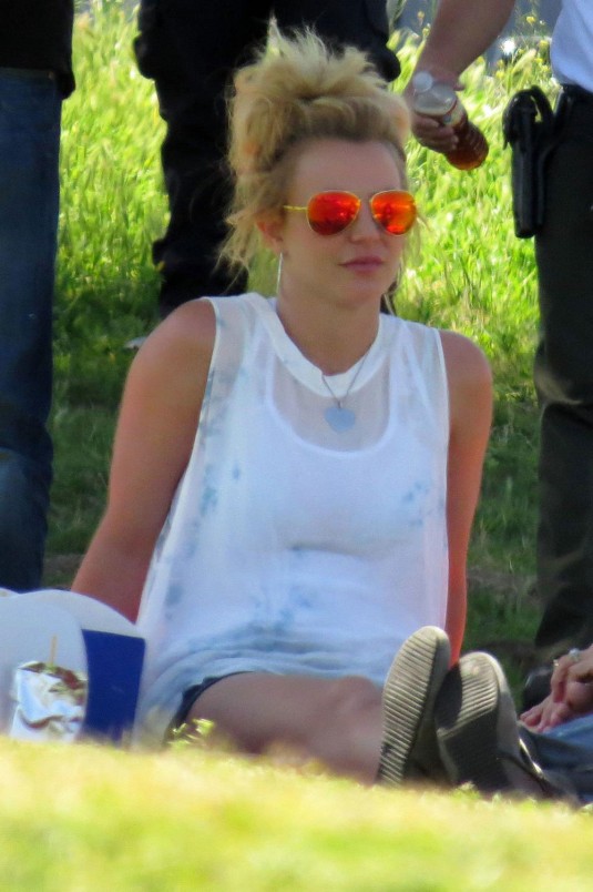 BRITNEY SPEARS at Her Sons Soccer Game