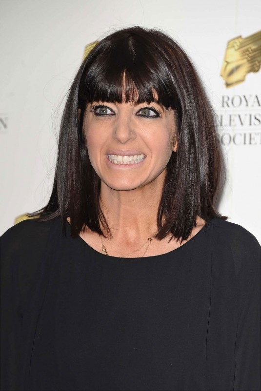 CLAUDIA WINKLEMAN at Royal Television Society Programme Awards in London