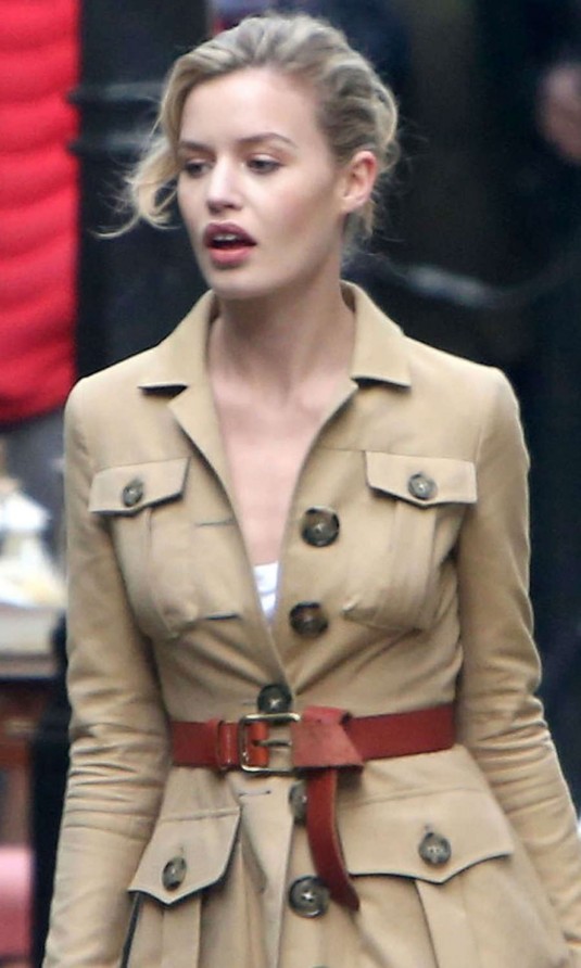 GEORGIA MAY JAGGER on the Set of Rimmel Commercial