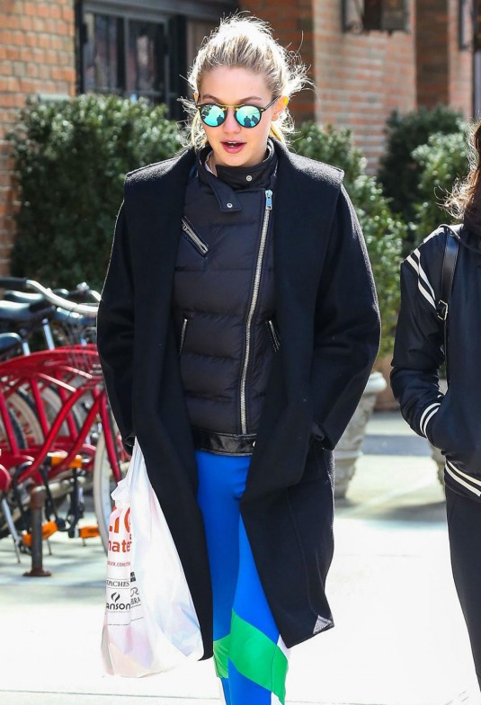 GIGI HADID Out in New York