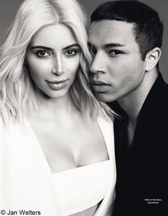 KIM KARDASHIAN in Elle Magazine