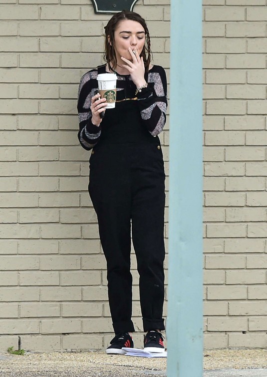 MAISIE WILLIAMS on the Set of The Devil And The Deep Blue Sea in New Orleans MAISIE WILLIAMS on the Set of The Devil And The Deep Blue Sea