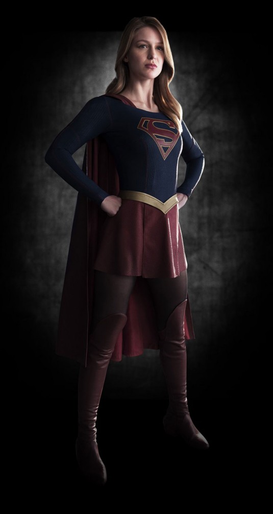 MELISSA BENOIST in Supergirl Costume