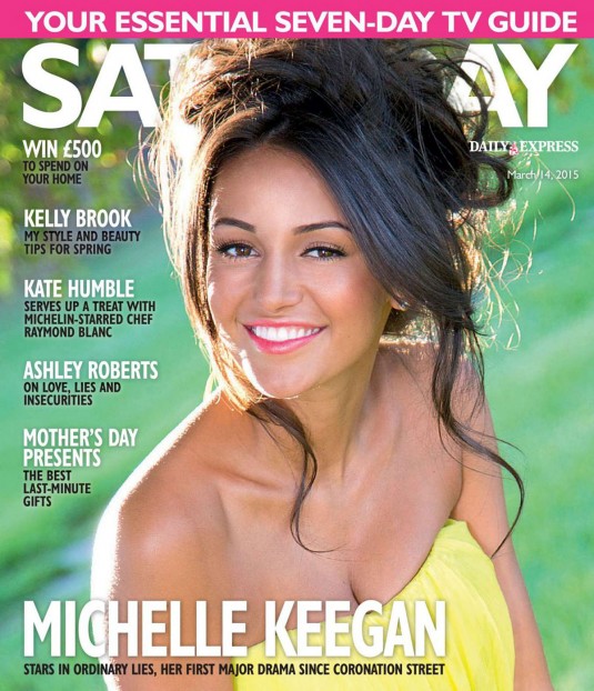 MICHELLE KEEGAN in Saturday Daily Express Magazine