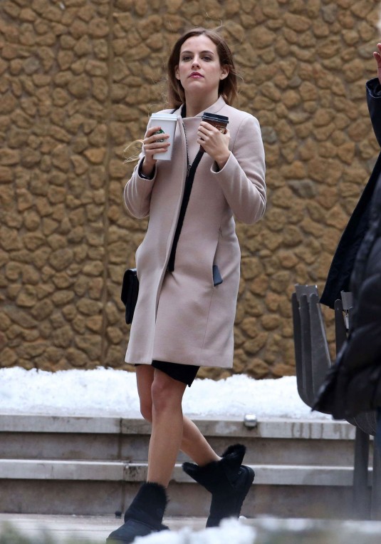 RILEY KEOUGH on the Set of The Girlfriend Experience