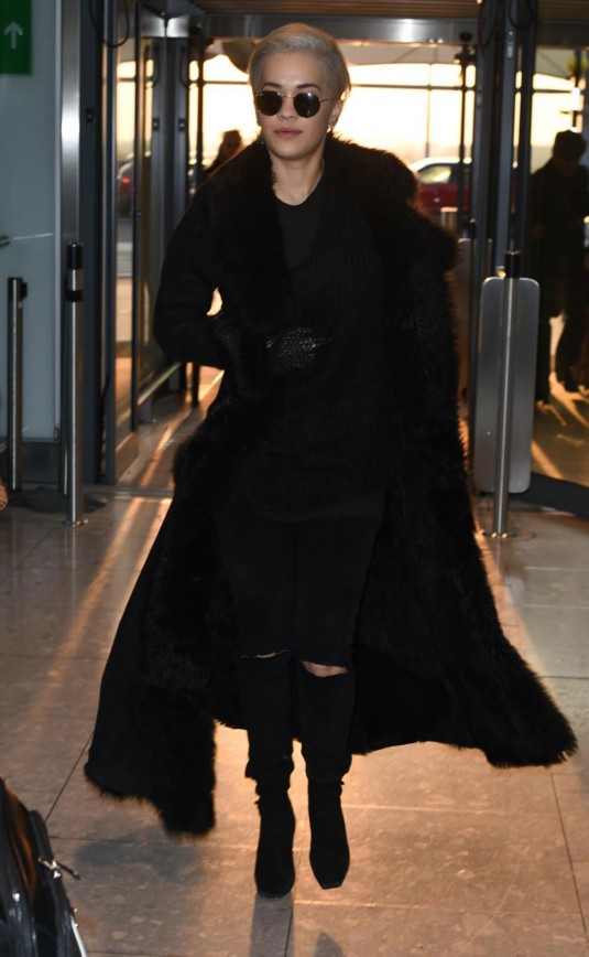 RITA ORA Out at Sainsbury