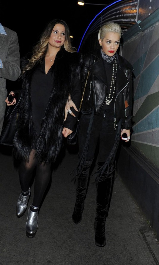 RITA ORA Out for Dinner