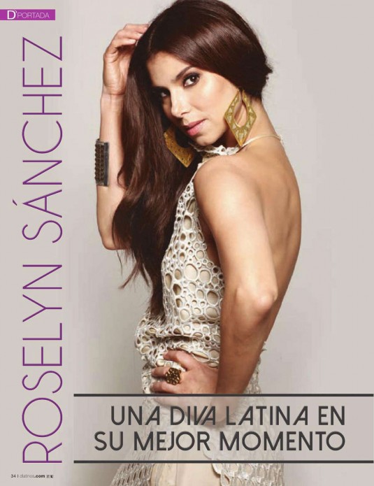 ROSELYN SANCHEZ in DLatinos Magazine
