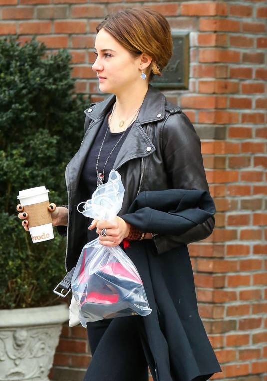 SHAILENE WOODLEY Leaves The Bowery Hotel in New York