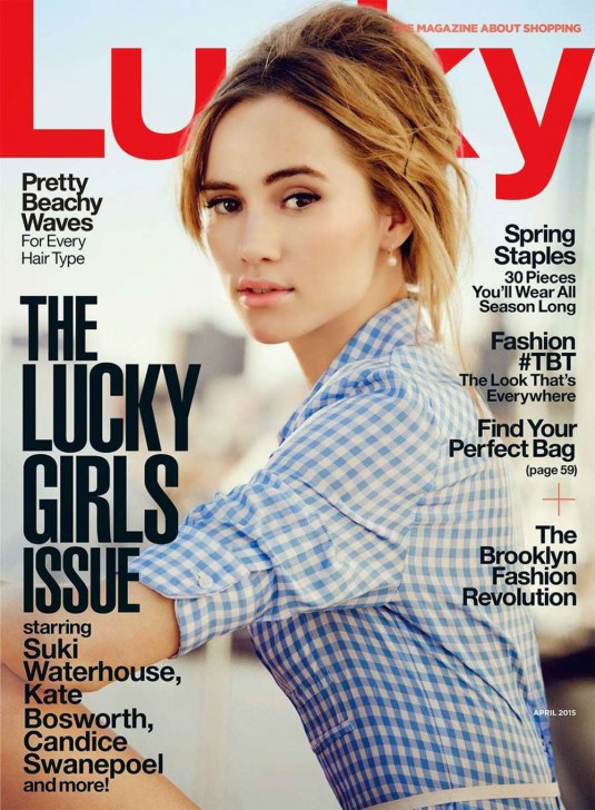 SUKI WATERHOUSE in Lucky Magazine