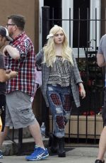 ABIGAIL BRESLIN on the Set of Scream Queen in New Orleans