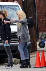 ABIGAIL BRESLIN on the Set of Scream Queen in New Orleans