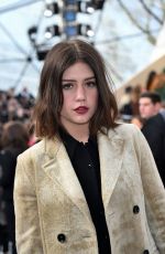 ADELE EXARCHOPOULOS at Louis Vuitton Fashion Show in Paris