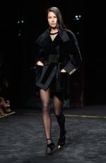 ADRINA LIMA at Balmain Runway Show in Paris