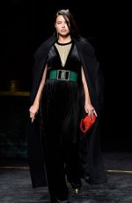 ADRINA LIMA at Balmain Runway Show in Paris