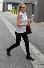 AJ MICHALKA in Jeans Out and About in Beverly Hills
