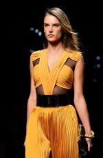 ALESSANDRA AMBROSIO at Balmain Runway Show in Paris