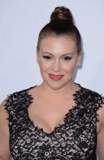 ALYSSA MILANO at Get Hard Premiere in Hollywood