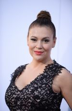 ALYSSA MILANO at Get Hard Premiere in Hollywood