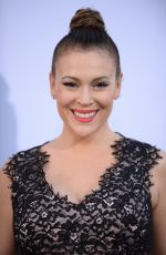 ALYSSA MILANO at Get Hard Premiere in Hollywood