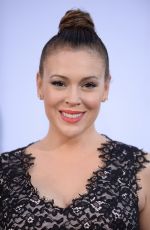 ALYSSA MILANO at Get Hard Premiere in Hollywood