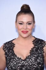 ALYSSA MILANO at Get Hard Premiere in Hollywood