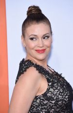ALYSSA MILANO at Get Hard Premiere in Hollywood