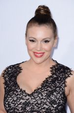 ALYSSA MILANO at Get Hard Premiere in Hollywood