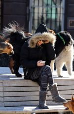 AMANDA SEYFRIED and Finn Out in New York 2203