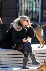AMANDA SEYFRIED and Finn Out in New York 2203